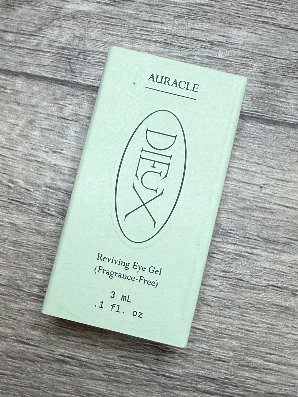 Dieux Auracle Reviving Eye Gel 3mL Deluxe Sample New Fragrance-Free